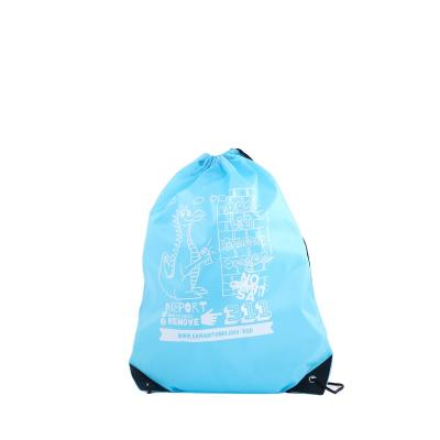 China Cheap rope handle chinese factory promotion drawstring bag drawstring backpack with custom logo for sale