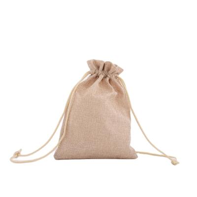 China Hot Selling Gift Bag Custom Cheap Jute Pouch Drawstring Bag Small Gift Bag for sale