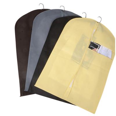 China Factory Price Eco-friendly Custom Logo Reusable Non Woven Suit Cover Garment Bag For Packing for sale