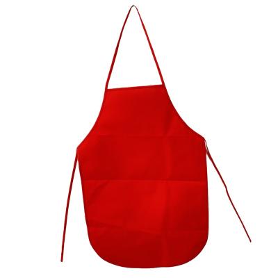 China Promotional Custom Kids Cleaning Reusable Non Woven Apron For Painting for sale