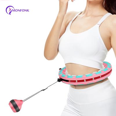 China Smart Polynesian Dance Ring Weighted Loss Hula-Hoop Fitness Hulahoop Comfortable Wholesale Automatic Hooping Box for sale