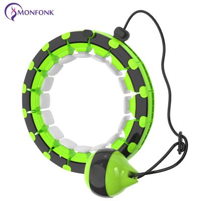 China Polynesian Dance Smart Weighted Automatic Rotation Comfortable Gym Fitness Ring Hoop for sale