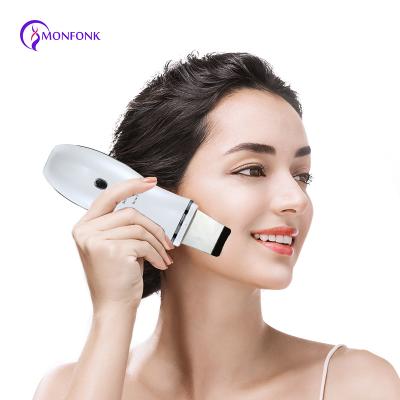 China Ultrasonic Skin Scrubber Vibration Face Spatula Skin Deep Cleansing Ultrasonic Scrubber For Professional Ultrasonic Skin Scrubber for sale