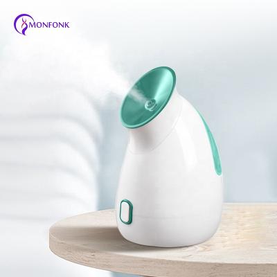 China Cheap Nano Home Essential Oil Face Spa Moisturizer Deep Cleansing Ionic Deep Cleansing Steamer Facial Steamer For Dry Oily Skin for sale