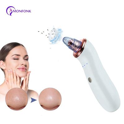 China Acne Treatment Electric 5 Suction Probes USB Rechargeable Facial Blackhead Remover Pore Vacuum Pimple Extractor Kit for sale