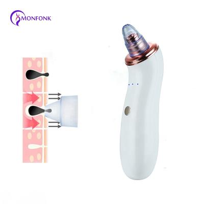 China Acne Treatment Usb Charging 3 Adjustable Power Suction Power Pore Remover Electric Blackhead Vacuum Comedone Extractor Kits For Women for sale