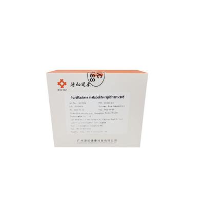 China Análisis rápido del flujo de Kit Furaltadone For Fish Lateral de la prueba de la seguridad alimentaria ISO13485 en venta