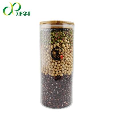 China Eco - Friendly Borosilicate Glass Domestic Containers With Lid for sale