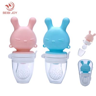 China BPA Silicone Air Bag Free Cyclic Propulsion Baby Slow Feeder Fruit Nipple Feeding Baby for sale