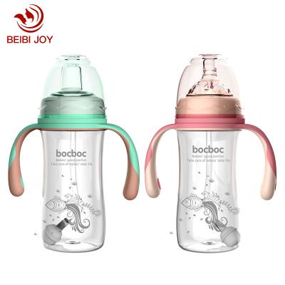 China 2021 BPA Free Hot Sale Food Grade PP Plastic Baby Care Bottle Standard Baby Feeding Bottle for sale