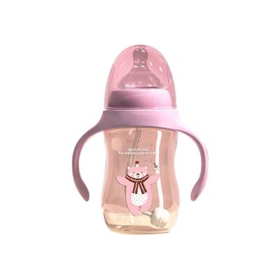 China BPA Free Wholesale High Quality Outdoor Home Use Baby Feeding Bottle Bpa Free Ppsu Baby Milk Bottle for sale