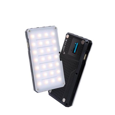 China RGB LED Video Light for Camera Camcorder Rechargeable Handheld with Full Color Light PLED-12RGB for sale