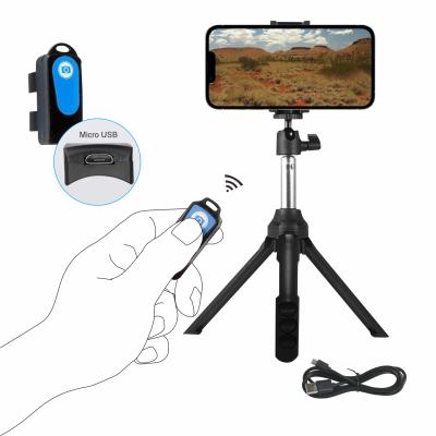 China Protable Flexible Selfie Stick Blanclite Wireless Tripod 6 in 1 Light Handheld Telescopic Selfie Mini Sufficiency 360 Degree Selfie Stick for sale