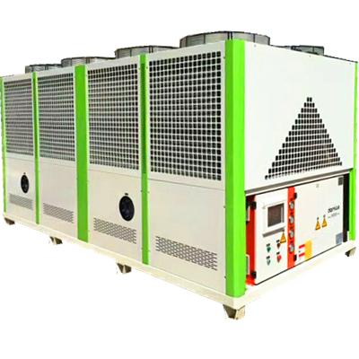 China Factory Top Refrigerant R404A Refrigerator Air Cooled 40TR Water Cooler For Pet Injection Molding Machine for sale