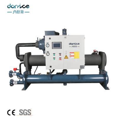 China Building Material Shops 2021 Most Cost Effective 30 Ton Chillers HXC 40hp Tunisia Solenoid Valve Screw Industrial Water Cooled Chiller Created In China for sale