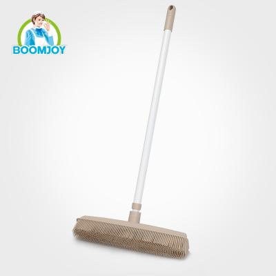 China Sustainable PP TPR Handle Cleaning Material Telescopic Floor Brush for sale