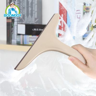 China Mini Squeegee Windshield Water Shower Squeegee Window Water Scraper Viable Silicone Cleaning Glass Wiper for sale