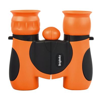 China High Quality TELESCOPE Optical 8x21 Prism Children's Binoculars Toy Non-slip Outdoor Children's Binoculars With Rubber Grip Orange for sale