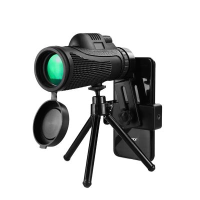 China Hot-selling single tube Bak4 40X60 can be linked to mobile phone camera high power binoculars for sale