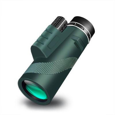 China TELESCOPE 10x50 High Power Telescope Bak-4 Outdoor Monocular Green Film Full-Multi-Coated Monocular for sale