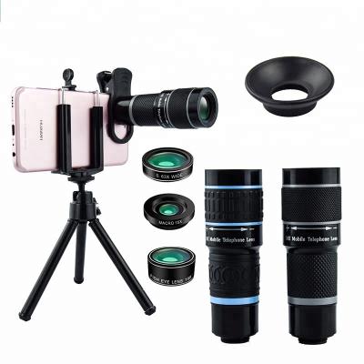 China Aluminum Monocular Camera Lens+Glass+ABS New Arrival 18x Phone Telescope Optics With Tripod for sale