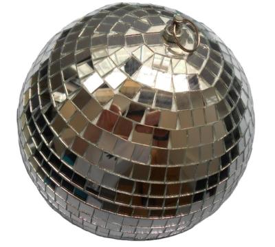 China Handmade Glass Mosaic Piece Inlayed Disco Ball 20cm Polyfoam Crafts Hanging Decor for sale