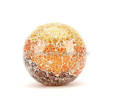 China Art Decor Hot Sale Polyfoam Mosaic Christmas Decoration Glass Home Ball for sale