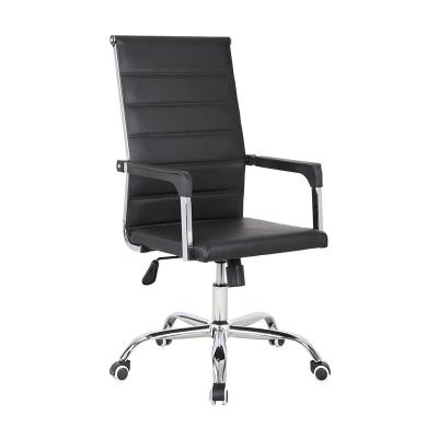 China High Back Ergonomic Adjustable Office Staff Chair PU (Height) Leather Gaming Chair for sale