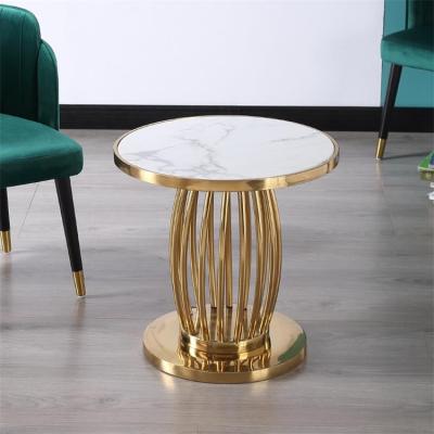 China High Quality Household Furniture Stainless Steel Small Side Table for sale