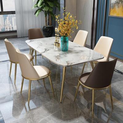 China Factory Wholesale Adjustable High Quality Dining Table Gold Legs(Others) for sale