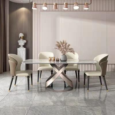 China (Others) 2022 adjustable the latest hot sale stainless steel dining table hotel home furniture for sale