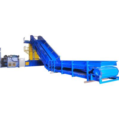 China Recycle Factory Two Fully Automatic Ram Baler Plastic Baling Machine for sale