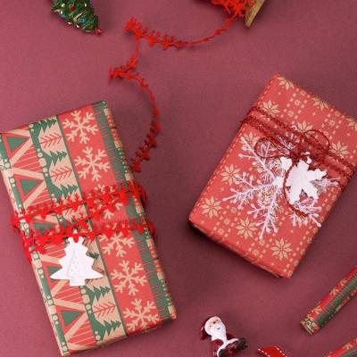 China Christmas Decorative Wrapping Paper Birthday Gift Wrapping Paper Disposable Envelope Eco-Friendly Wrapping Paper for sale