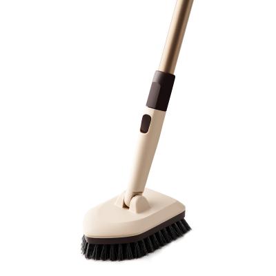 China Good Stocked Handles Boomjoy Tub & Tile Extendable Scrubber Brush Kit 2 Heads for sale