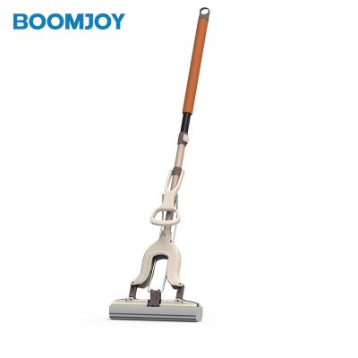 China BOOMJOY J14 Sponge Bathroom Care Products Sustainable Absorbent Wet Floor Used Clothes Wrinkled PVA Mop for sale