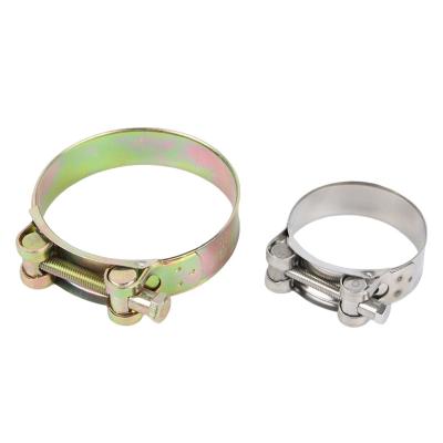 China Customize Hose Clamps High Pressure Metal Stainless Steel Strong Pipe Clamp for sale