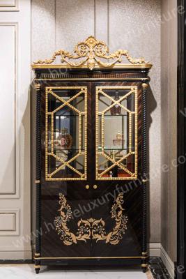 China  wholesale Chinese antique furniture liquor  glass  cabinets TP-028 for sale