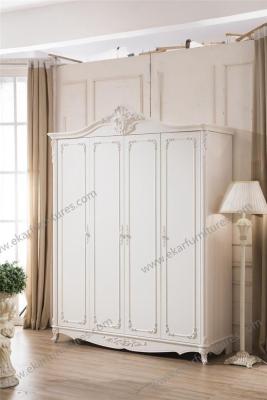 China Classical Bedroom Furniture Doors Designer Wooden Wardrobe D-9003 for sale