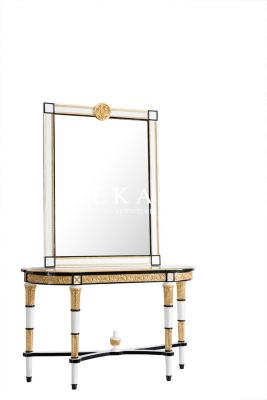 Китай Spanish royal style wooden console table and mirror set FLN-M-XG201 продается