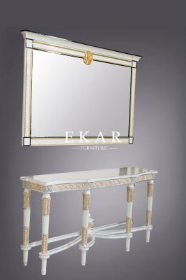 China High Class Italy Fancy Antique Golden Console Table FLN-M-XG202 for sale