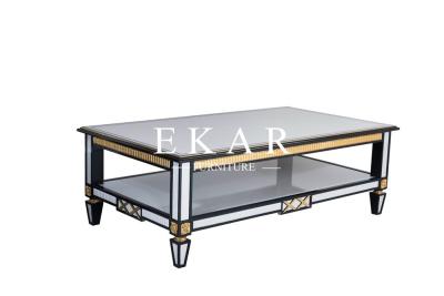 Китай Wooden Luxury Rectangle Royal Spanish White Coffee Table продается