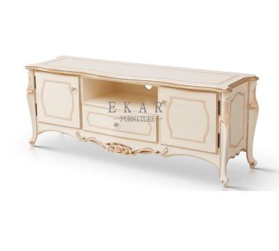 Китай High End TV cabinet French Style Classic Wooden Tv Stand продается