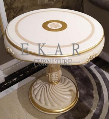 Китай Living Room Small Side Table White Classic Antique Round End Table продается