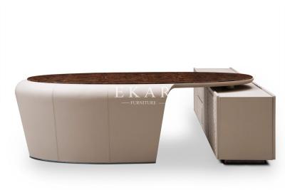 Китай L Shaped Modern Luxury Design High Gloss Executive Office Desk продается