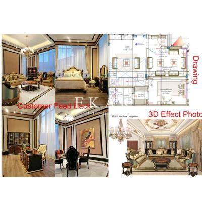 Chine Luxury house interior furniture one-stop furniture services living room bedroom dining room Furniture à vendre