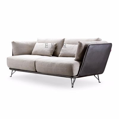 China Latest European Style 3 Seater Fabric Comfortable Sofa for sale