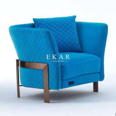 Китай Fabric European Upholstery Modern Sofa single seat furniture couch living room sofa продается