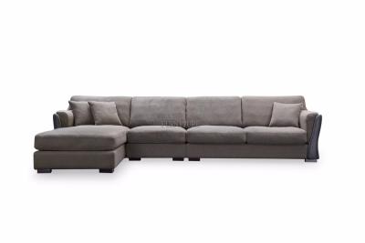 China New Model Set Living Room Furniture Modern L Shaped Sofa en venta