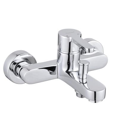 China Without Slide Bar Brass Kaiping Sanitary Ware Wall Mounted Bath Mixer Shower Faucet 23805 for sale