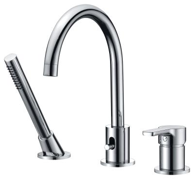 China Without Slide Bar 3 Hole Walk In Tub Faucet With Long Spout for sale